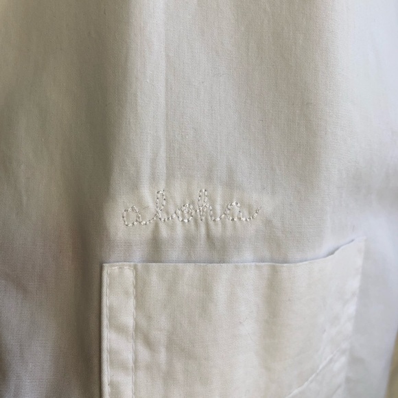 Aloha Sunday Button Down Short Sleeve White Mens Medium - Picture 3 of 6